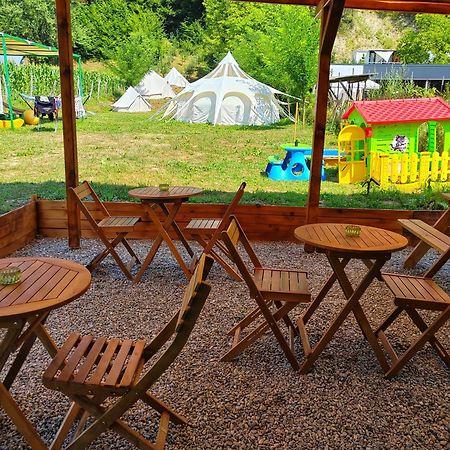 Luna Rock Glamping Brezoi - Blue Scai Eksteriør billede