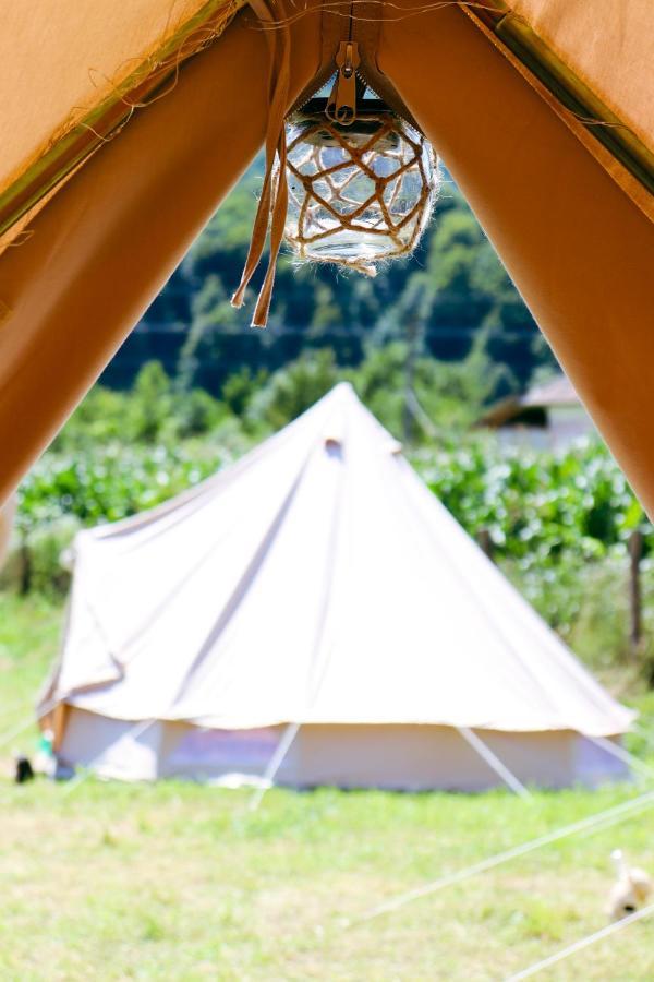 Luna Rock Glamping Brezoi - Blue Scai Eksteriør billede