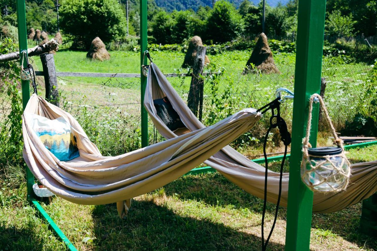 Luna Rock Glamping Brezoi - Blue Scai Eksteriør billede